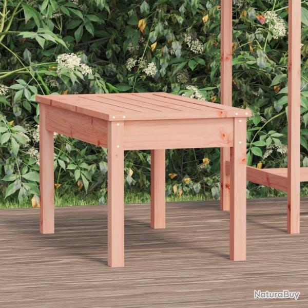 Banc de jardin 80x44x45 cm bois massif de douglas alsavelo