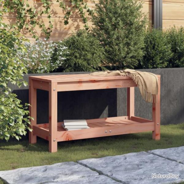 Banc de jardin 82,5x35x45 cm bois massif Douglas