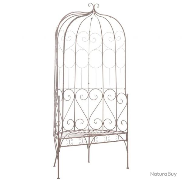 Banc de jardin 95 cm Fer Marron antique alsavelo