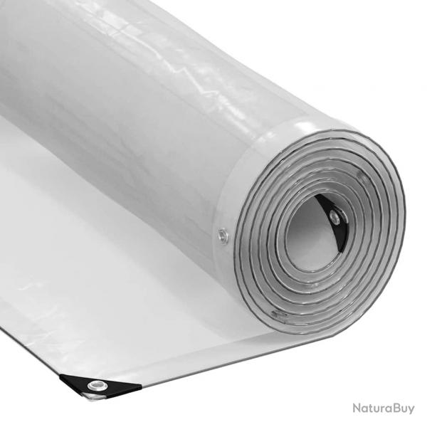 Bche transparente avec oeillets 12x12 m polythylne alsavelo