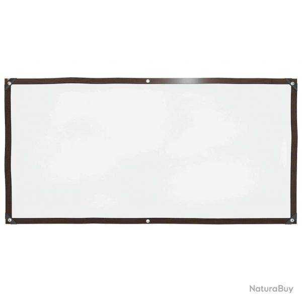 Bche transparente avec oeillets 1x2 m polythylne alsavelo