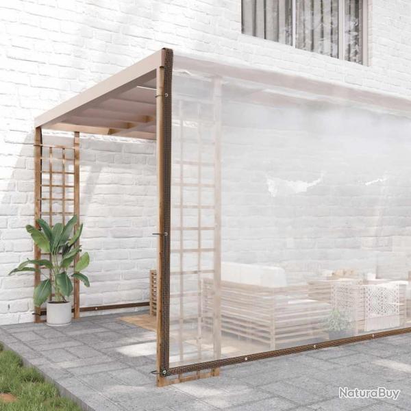 Bche transparente avec oeillets 10x10 m polythylne alsavelo