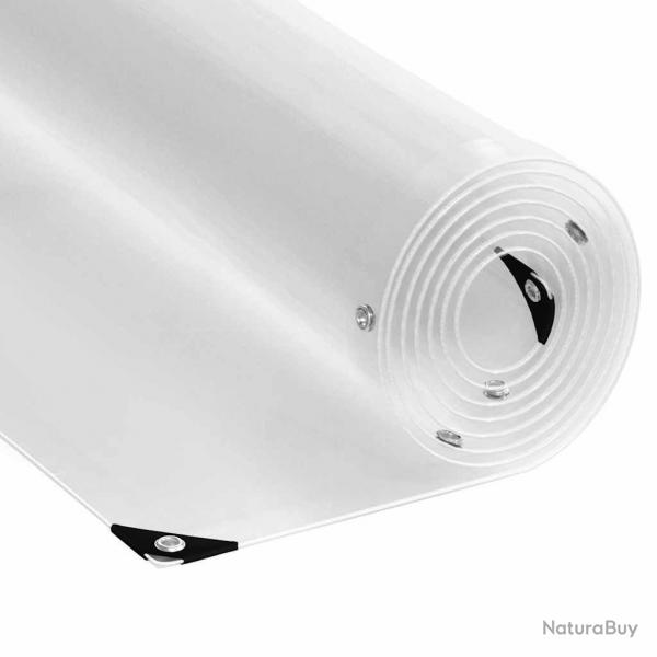 Bche transparente avec oeillets 4x12 m PVC alsavelo