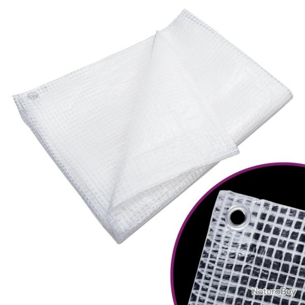 Bche de gaze 140 g/m 4x8 m Blanc alsavelo