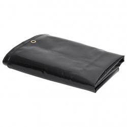 Bâche de protection 650 g/m² 3x3 m Noir alsavelo