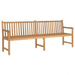 Banc de jardin 228 cm bois de teck solide