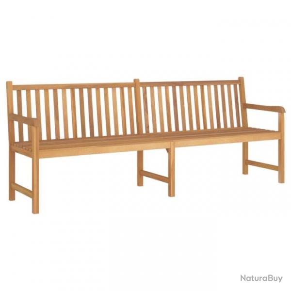 Banc de jardin 228 cm bois de teck solide