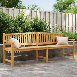 Banc de jardin 228x59,5x90 cm bois de teck solide