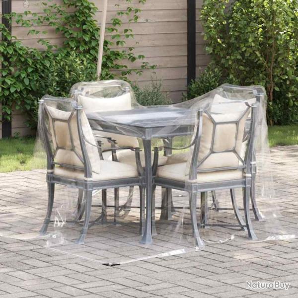 Bche transparente avec oeillets 2x2 m PVC alsavelo