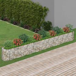 Lit surélevé à gabion Fer galvanisé 470x50x50 cm alsavelo