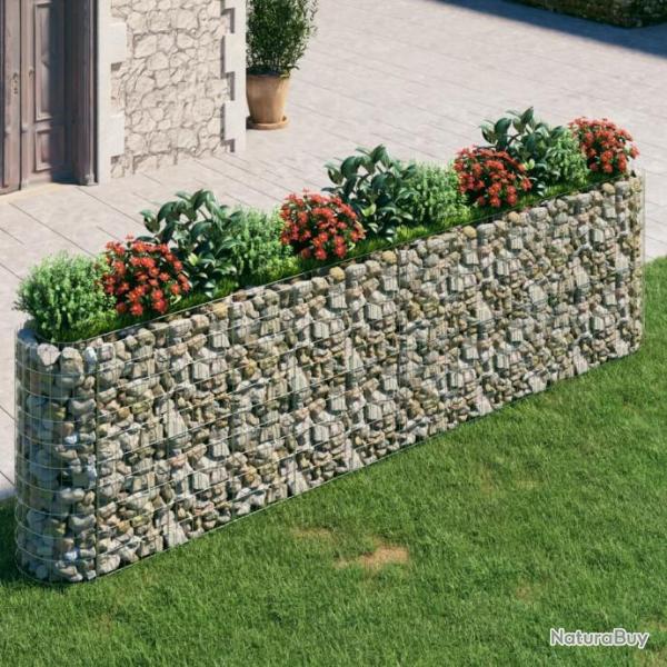 Lit surlev  gabion Fer galvanis 400x50x100 cm