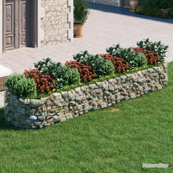 Lit surlev  gabion Fer galvanis 400x100x50 cm