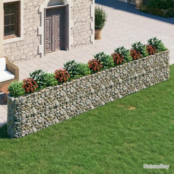 Lit surlev  gabion Fer galvanis 610x50x100 cm alsavelo