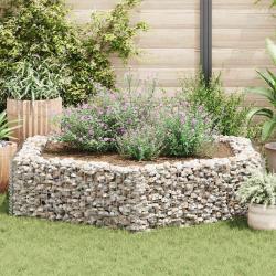 Lit surélevé à gabion hexagonale 200x173x40 cm alsavelo