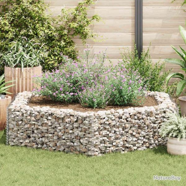Lit surlev  gabion hexagonale 200x173x40 cm alsavelo