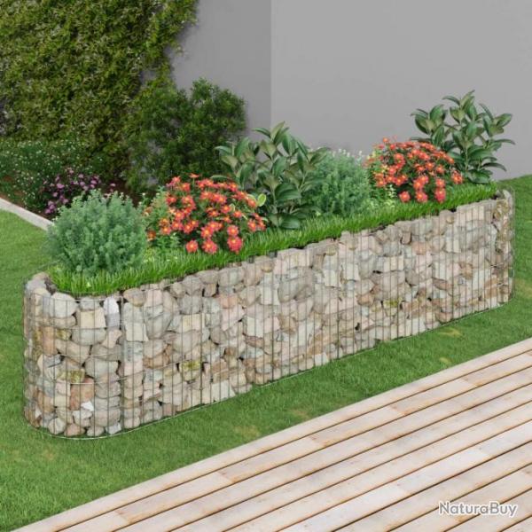 Lit surlev  gabion Fer galvanis 260x50x50 cm