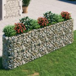 Lit surélevé à gabion Fer galvanisé 330x50x100 cm alsavelo
