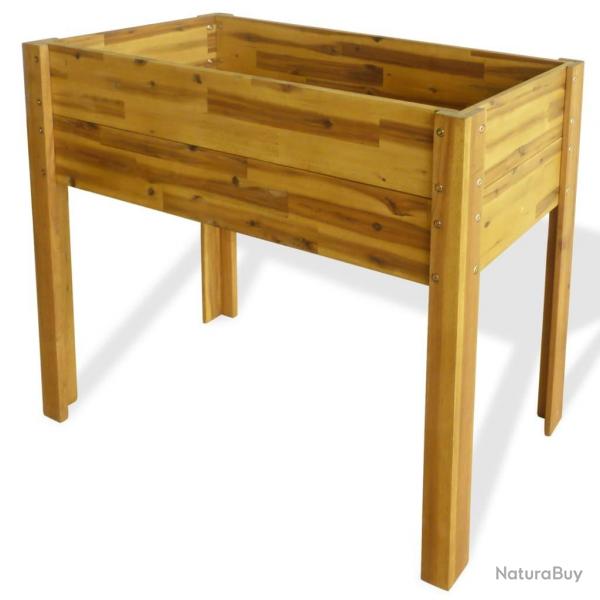 Lit surlev de jardin Bois massif d'acacia alsavelo