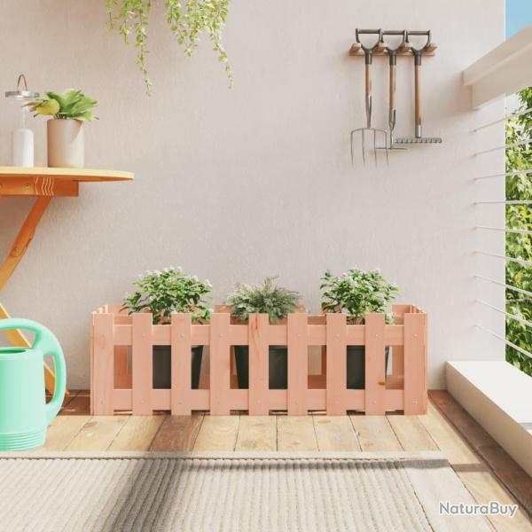 Lit surlev de jardin design de clture bois douglas massif alsavelo