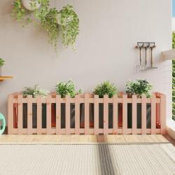 Lit surélevé de jardin design de clôture bois douglas massif alsavelo