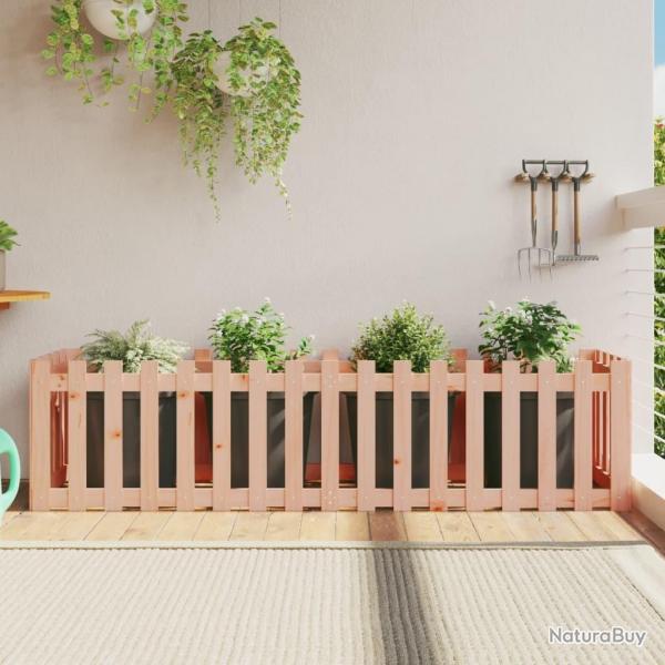 Lit surlev de jardin design de clture bois douglas massif alsavelo