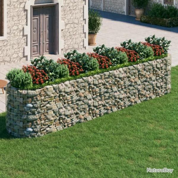 Lit surlev  gabion Fer galvanis 500x100x100 cm