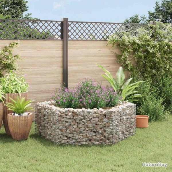 Lit surlev  gabion hexagonale 160x140x50 cm