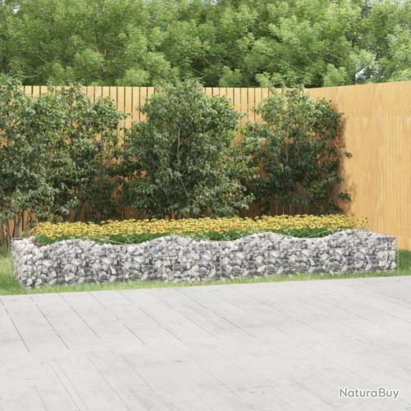 Lit surlev  gabions arqu 400x100x50 cm Fer galvanis