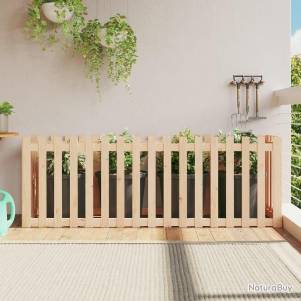 Lit surlev de jardin design de clture 200x50x70cm pin massif alsavelo