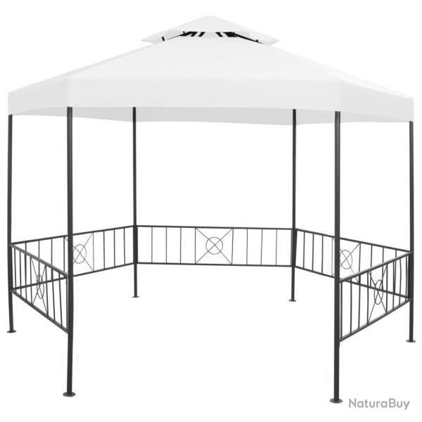 Belvdre de jardin 323x275x265 cm Blanc 180 g/m alsavelo