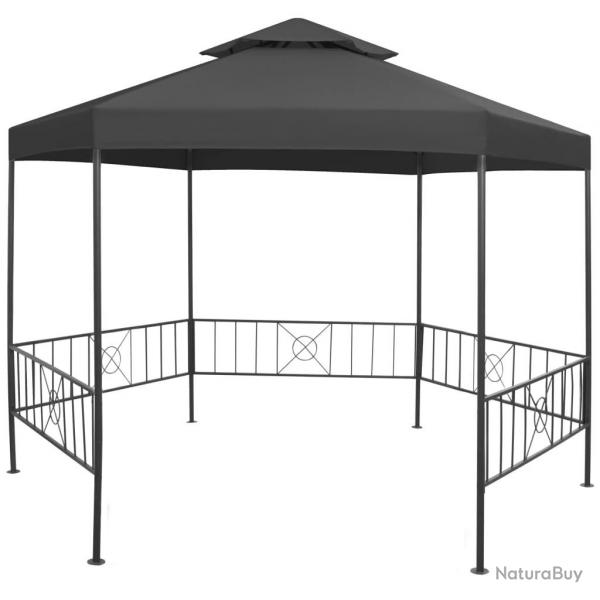 Belvdre de jardin 323x275x265 cm Anthracite alsavelo
