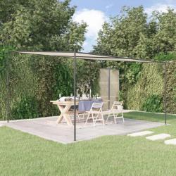 Belvédère blanc 4x4 m 180 g/m² tissu et acier alsavelo