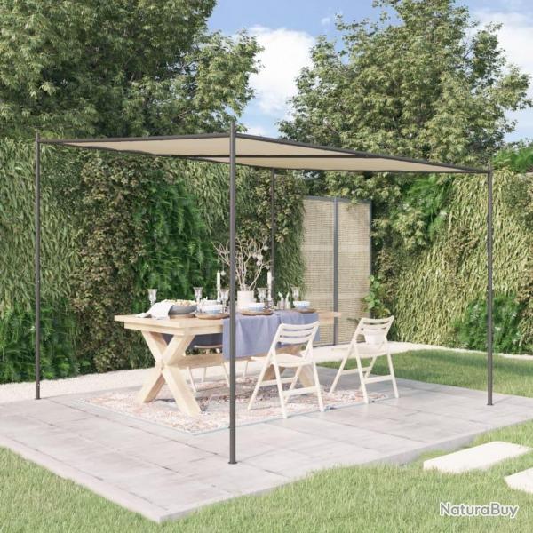 Belvdre beige 3x3 m 180 g/m tissu et acier alsavelo