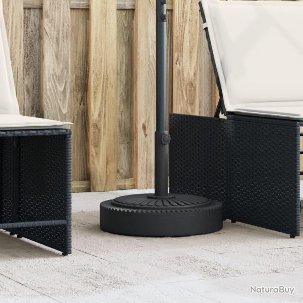 Base de parasol pour mts 38 / 48 mm 25 kg rond alsavelo