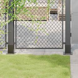 Bases de poteau carrées 4 pcs anthracite 91x91 mm alsavelo