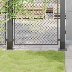 Bases de poteau carrées 4 pcs anthracite 81x81 mm alsavelo