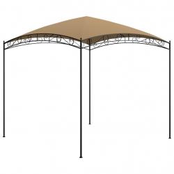 Belvédère 3x3x2,65 m Taupe 180 g/m² alsavelo