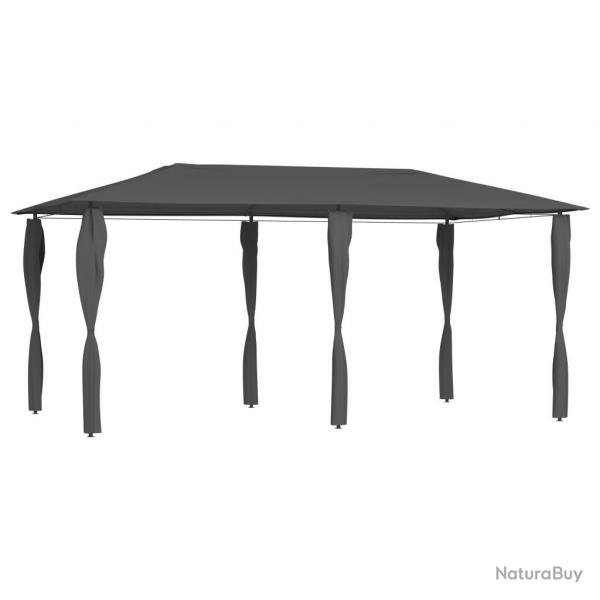 Belvdre avec revtement de poteaux 2,98x5,3x2,59 m 160 g/m alsavelo