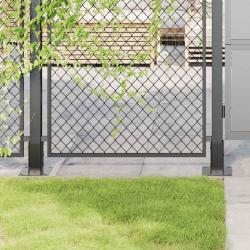 Bases de poteau carrées 12 pcs anthracite 71x71 mm alsavelo
