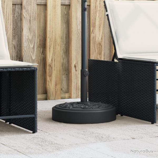 Base de parasol pour mts 38 / 48 mm 25 kg rond alsavelo