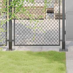 Bases de poteau carrées 4 pcs anthracite 51x51 mm alsavelo