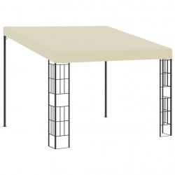 Belvédère mural 3x3 m Crème Tissu alsavelo