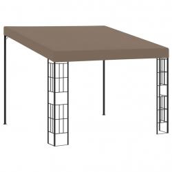 Belvédère mural 3x3 m Taupe Tissu alsavelo
