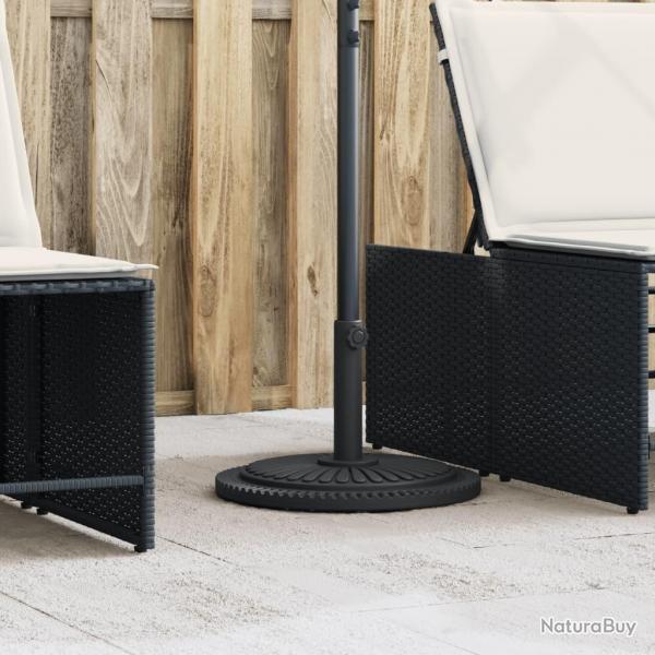 Base de parasol pour mts 38 / 48 mm 12 kg rond alsavelo