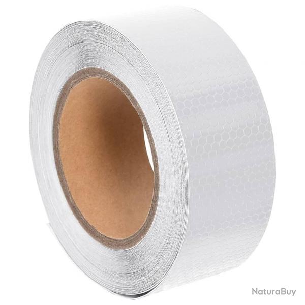 Bande rflchissante Blanc 5 cmx20 m PVC alsavelo