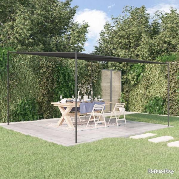 Belvdre anthracite 4x4 m 180 g/m tissu et acier alsavelo