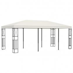 Belvédère 3x6 m Crème Tissu alsavelo