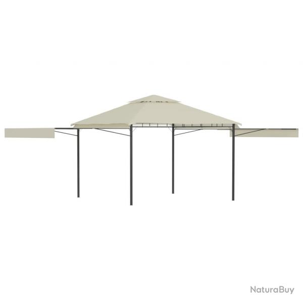 Belvdre avec double toits tendus 3x3x2,75 m Crme 180 g/m alsavelo
