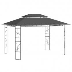 Belvédère 4x3x2,7 m Anthracite 160 g/m² alsavelo