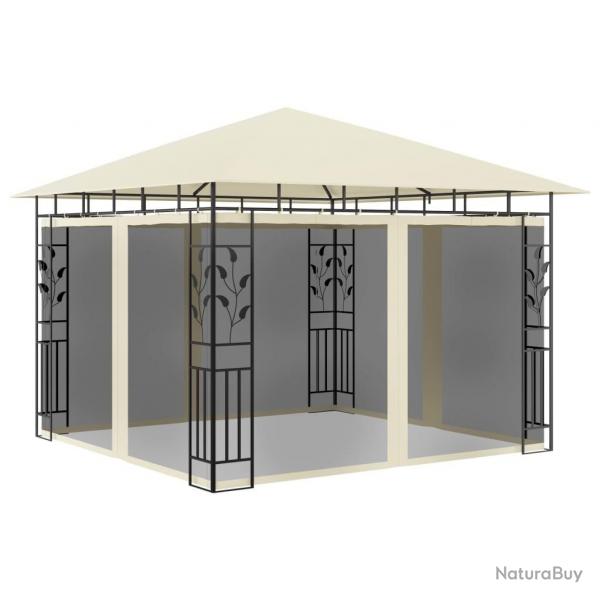 Belvdre avec moustiquaire 3x3x2,73 m Crme 180 g/m alsavelo